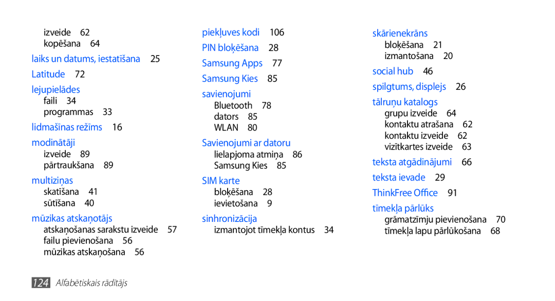 Samsung GT-S5830UWZSEB, GT-S5830OKISEB manual Multiziņas, Izmantojot tīmekļa kontus  